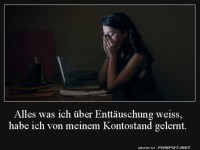 Alles �ber Entt�uschung