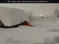 Verschneiter Wintertag
