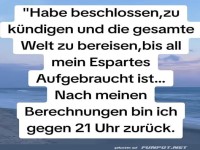 Weltreise mit Rckfahrkarte