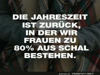 Schalwetter kommt, Frauen verwandeln sich!