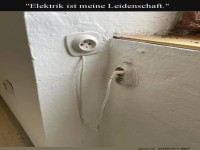 Kreative Kabelkunst: Wenn der Strom nicht flie�t