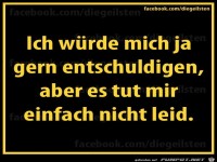 diegeilsten entschuldigen