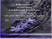 Manchmal muss man