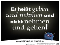 beziehung-sprueche-es-heisst-geben-und-nehmen-und-nicht-nehm