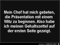 Super Einstieg in die Pr�sentation