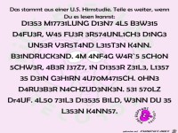 Lies das wenn Du kannst