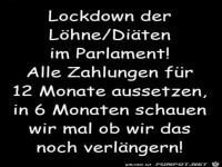 Lockdown der Diäten