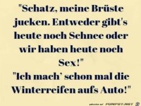 Eher kommt Schnee