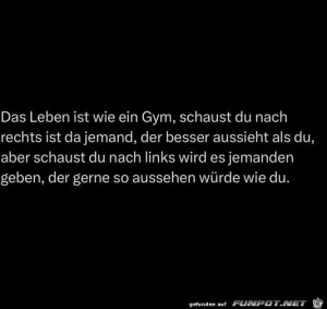Das-Leben-ist-wie-im-Gym.jpg auf www.funpot.net