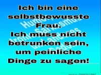 Selbstbewusste Frau