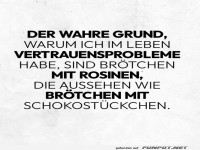 Vertrauensprobleme durch Rosinenbr�tchen