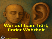 Wer achtsam hört, findet Wahrheit