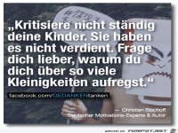 kritisiere nicht