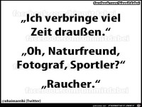 Ich verbringe viel Zeit...