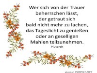Wer sich von der Trauer
