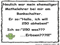 neulich in der Bank.....