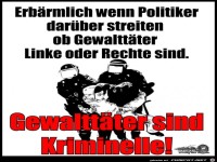 Gewalttter sind Kriminelle