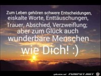 zum Leben geh�ren schwere Entscheidungen,.......