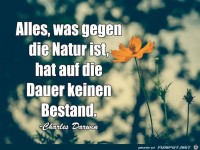 Alles was gegen die Natur ist