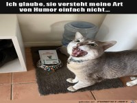 Sie versteht keinen Spa�