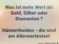 Was ist mehr wert