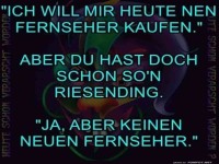 Unterhaltsamer Dialog �ber Fernsehkauf