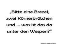 Wespen-Warnung beim B�cker!