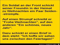 ein Soldat an der Front.......