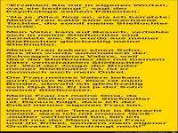 erz�hlen sie mir in eigenen Worten......