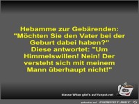 Hebamme zur Gebärenden