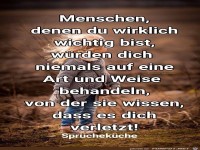 Denen du wirklich wichtig bist