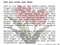 Liebe Mama, ich bin stolz auf dich - Gedicht