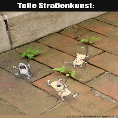 Lustige-Straßenkunst.jpg von Lou