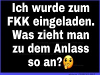 FKK Einladung: Kleiderfrage