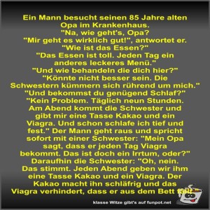Ein-Mann-besucht-seinen-85-Jahre-alten-Opa-im-Krankenhaus.jpg von Fossy