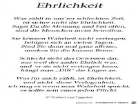 Ehrlichkeit