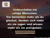 Untersch�tze nie