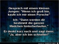 Gespr�ch mit einem kleinen Jungen....