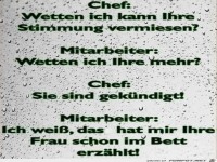 Chef - Mitarbeiter