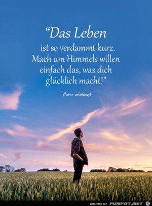 Das-Leben-ist-so-verdammt-kurz.jpg auf www.funpot.net