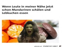Jetzt schon Mandarinen sch�len