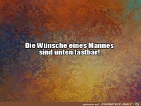Unten tastbar