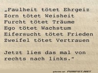 Lies mal von rechts nach links