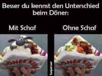 Scherzhafter Vergleich beim D�ner