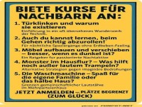 Witzige Kurse f�r Nachbarn