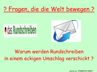 Rtselhafter Rundbrief-Logik!