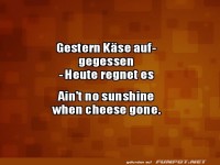 Kse weg, Regen da: Zufall?