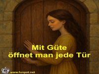 Mit G�te �ffnet man jede T�r