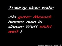 Traurig aber wahr