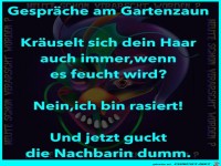 Gespr�che am Gartenzaun